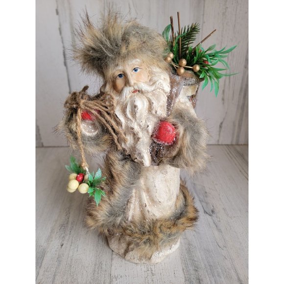 One hundred 80 rustic Santa Claus cranberry star figure xmas - Picture 1 of 11